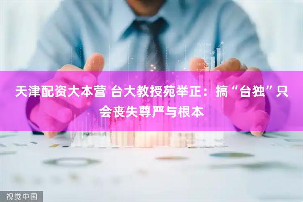 天津配资大本营 台大教授苑举正：搞“台独”只会丧失尊严与根本