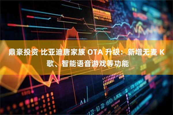 鼎豪投资 比亚迪唐家族 OTA 升级：新增无麦 K 歌、智能语音游戏等功能